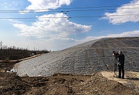 На склонах бывшего мусорного полигона на северо-западе Ростова осенью взойдет свежая трава