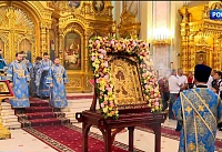 В Ростове прошла божественная литургия по случаю празднования Дня донской иконы Божией Матери