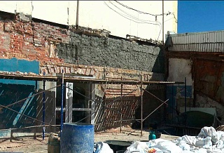 В Ростове во время демонтажа киосков нашли старинную кладку XIX века