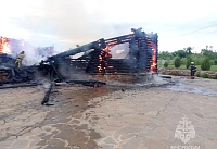 В Каменске-Шахтинском сгорел храм Андрея Первозванного