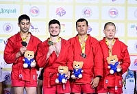Донской борц завоевал золото на на Кубке мира по самбо среди спортсменов с нарушением зрения в Душанбе