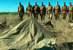 В Кагальницком районе воссоздали один день из огненного 1942 года