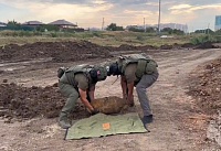 В ростовском микрорайоне Суворовском обезвредили стокилограммовую авиабомбу времен ВОв