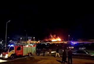 Для тушения рынка "Восточный" собираются привлечь авиацию