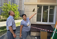 Специалисты ДГТУ обследуют дома в Пролетарском районе Ростова после атаки БПЛА