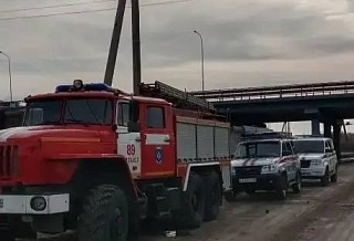 Ростов заволокло дымом от ландшафтного пожара в Аксайском районе