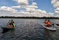 Сапбордингом по Северскому Донцу предложили заниматься туристам