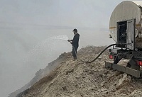На полигоне в Шахтах сократили площадь очагов тления до 150 квадратных метров