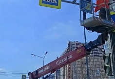 Штормовой ветер повредил светофоры в Ростове