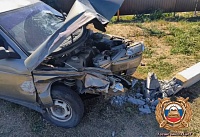 В Октябрьском районе Дона водитель ВАЗ 102 въехал в ЛЭП и получил травмы