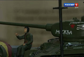 Ростовский пятиклассник Артём Вепренцев создал диораму танкового сражения