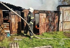 Детская шалость с огнём могла стать причиной крупного пожара в Зимовниках